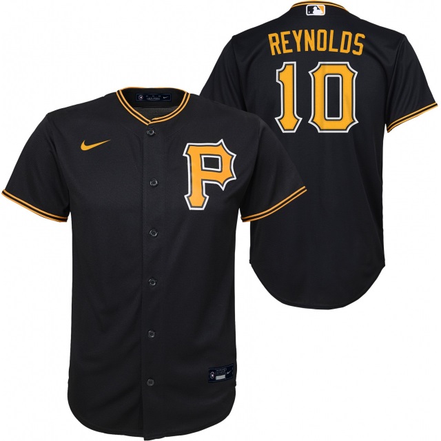 Nike Pittsburgh Pirates #10 Bryan Reynolds Black Jersey->customized nhl jersey->Custom Jersey